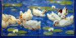 032 Ducks - 3-ply (blue) - Ihr