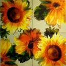 092 Sunflowers - 3-ply (cream) - Ihr