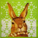 009 Rabbits:  natürlich - 3 ply - (grün) - ti-flair
