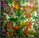 127 Animals Africa: Divers - 3-ply (cream) - CASPARI