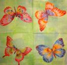 124 Butterflies - 3-ply (grün) - Ihr - CS