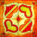 070 Heart / Hearts - 3-ply - Vielseidig