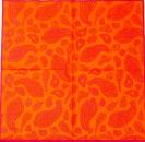 094 Muster - 3-lagig (orange) - Ihr - The National Trust