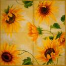 034 Sunflowers - 3 ply (cream) - Ihr