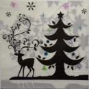 158 Deer - 3-ply (weiß) - Paper Design