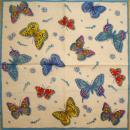 043 Butterflies - 3-ply (cream) - Ihr
