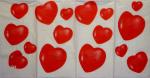 170 Heart / Hearts - 4-ply - ppd - The Image Bank - Handkerchief