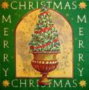060 Christmas Flowers - 3-ply (gr�n)