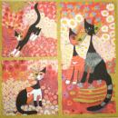 038 Cats - 3-ply - Rosina Wachtmeister