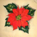 074 Christmas Flowers - 3-ply (yellow)