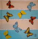 015 Butterflies - 3-ply (blue) - Home Fashion
