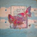 051 Butterflies - 3-ply (blue) - Home Fashion
