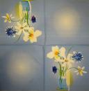 107 Daisies - 3-ply - (blue)