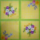 315 Daisies - 3-ply - (grün/gelb) - Stewo