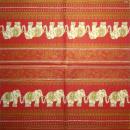 055 Elephant - 3-ply - (red) - Paw