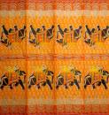 060 Elephant - 4-ply - (orange) - ppd - Handkerchief