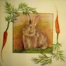 030 Rabbits:  natürlich - 3-ply - (yellow) - Ambiente