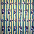 094 Muscheln - 3-lagig (blau) - Home Fashion