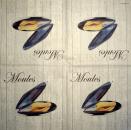 094 Muscheln - 3-lagig (blau) - Home Fashion