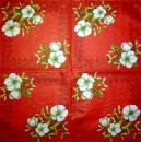 111 Weihnachten Blumen - 3-lagig - Stewo