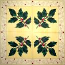 211 Weihnachten Blumen - 3-lagig - CS