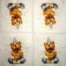 137 Teddy - 3-ply (blue)