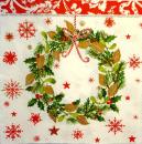 154 Weihnachten Blumen - 3-lagig