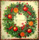 138 Weihnachten Blumen - 3-lagig - Ihr