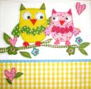 050 Owls - 4-ply - Colourful Life - Handkerchief