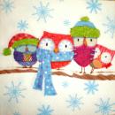 053 Eulen - 3-lagig - Colourful Life