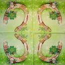 054 Glück - 1-lagig (Knicke/Flecken) - Wellenrand