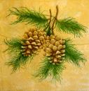 199 Weihnachten Blumen - 3-lagig