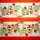 194 Weihnachten Blumen - 3-lagig - Ihr
