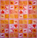 171 Heart / Hearts - 4-ply - Colourful Life - Handkerchief