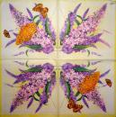 166 Butterflies - 3-ply (yellow) - Ambiente