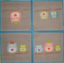 027 Owls - 3-ply (gray) - Artebene