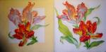082 Tulips - 3-ply (blue) - Home Fashion