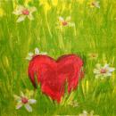 105 Heart / Hearts - 3-ply - Cassandra