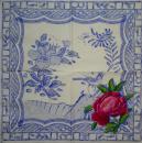 438 Roses - 3-ply - Caspari - Grien - Isabelle de Borchgrave