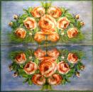 696 Rosen - 3-lagig - WIDA - 35x35cm