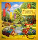 033 Hirsche - 3-lagig (rot) - Artebene