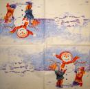 SM-066 Snowman - 3-ply - Paw